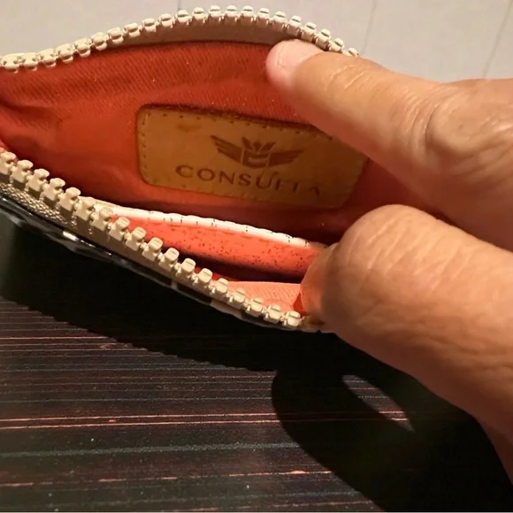 Consuela Black and White Patterned Wristlet - Picture 3 of 3